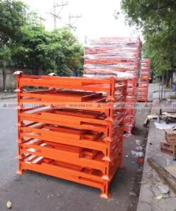 Pallet gấp sơn tĩnh điện