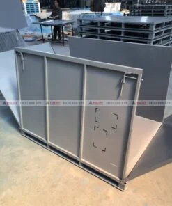 Pallet thùng sắt